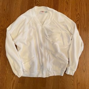Vintage On Your Mark Golf Jacket, white size M